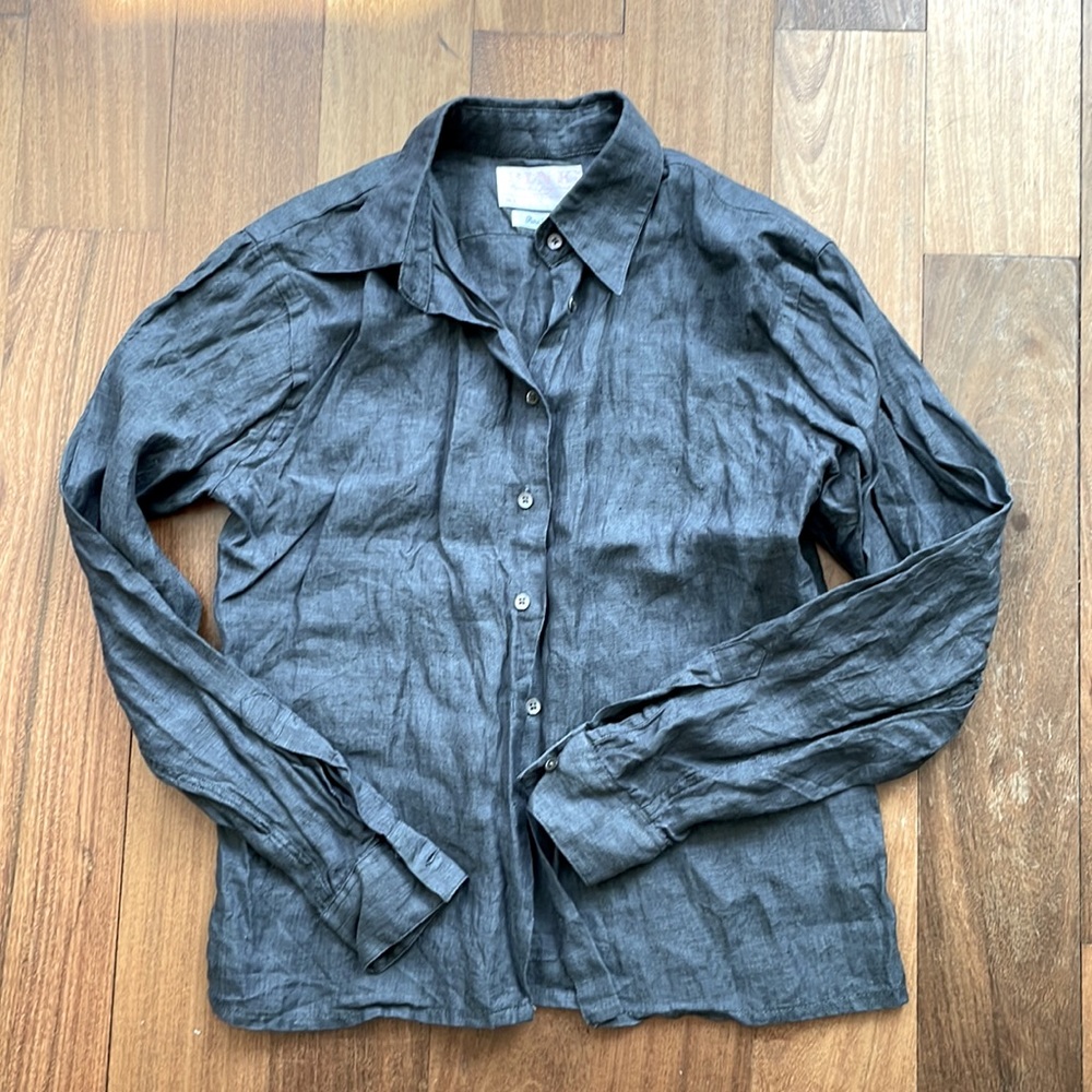 Linen button down shirt - Picture 2 of 4